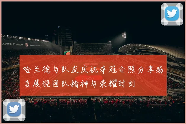 哈兰德与队友庆祝夺冠合照分享感言展现团队精神与荣耀时刻